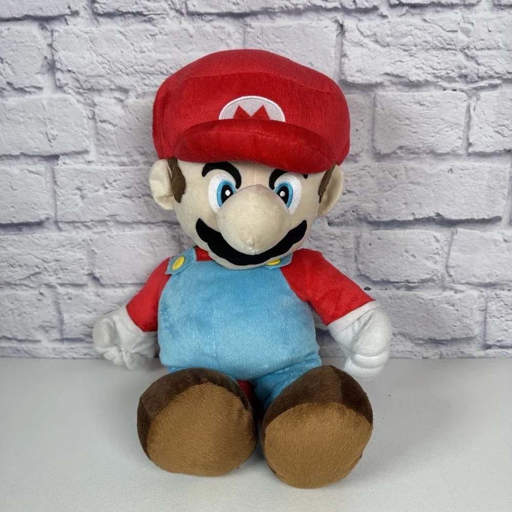 Nintendo Super Mario Bros Brothers Plush Backpack Stuffed Figure Toy Zip 18
